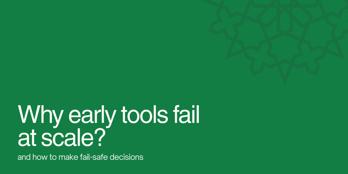 Banner - Why early tools fail at scale
